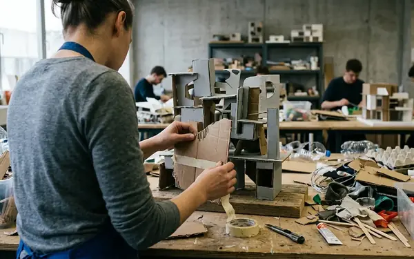 Construcción de Maquetas Conceptuales con Materiales Reciclados